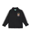Kenzo Zip-up Logo Jacket In Black
