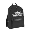 Kenzo Top Handle Backpack With Front Zip Pocket In Black