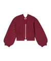 Kenzo Zippered Cardigan In Red