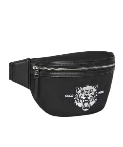 Kenzo Zippered Waist Pack In Black