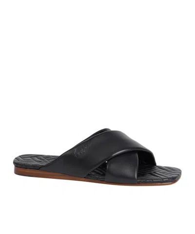 Kenzo 'natsu' Sandals In Leather In Animal Print
