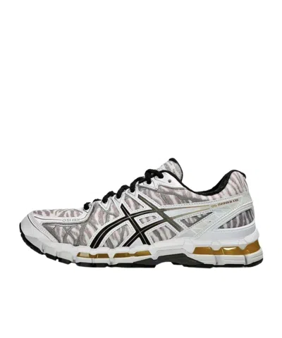 Kenzo Xasics Logo Sneakers In Gray