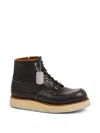 Kenzo Man Ankle Boots Black Size 8.5 Soft Leather