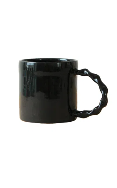 Keraclay Glossy Black Mug
