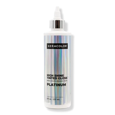 Keracolor High Shine Tinted Gloss - Platinum In Silver