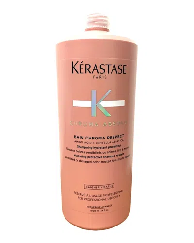 Kerastase 34oz Chroma Absolu Bain Chroma Respect In Transparent