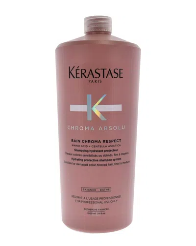 Kerastase Kérastase 34oz Chroma Absolu Bain Respect Shampoo In Transparent