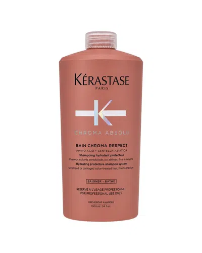 Kerastase Kérastase 34oz Chroma Absolu Bain Respect Shampoo In Transparent