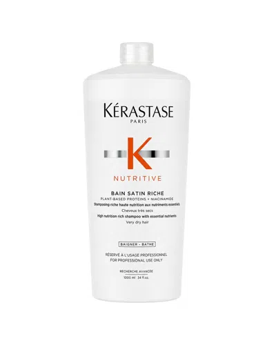 Kerastase Kérastase 34oz Nutritive Bain Satin Riche Shampoo In White