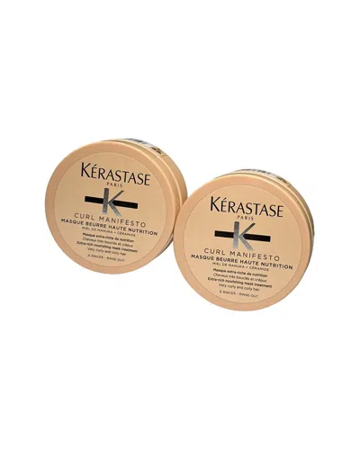 Kerastase Kérastase 5.1oz Curl Manifesto Masque Beurre 2pc Set In Brown
