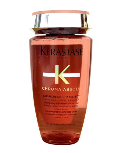 Kerastase 8.5oz Bain Riche Chroma Respect In Transparent