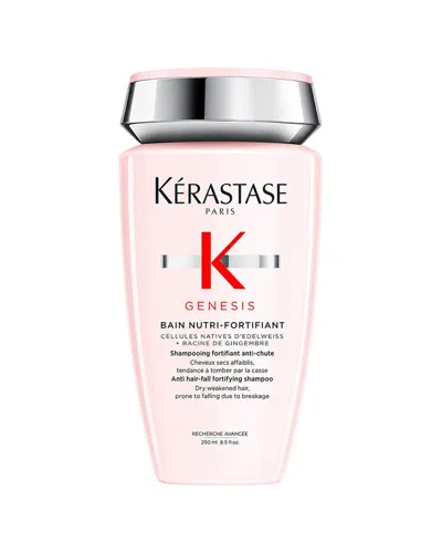 Kerastase Kérastase 8.5oz Genesis Bain Nutri-fortifiant Shampoo In Transparent