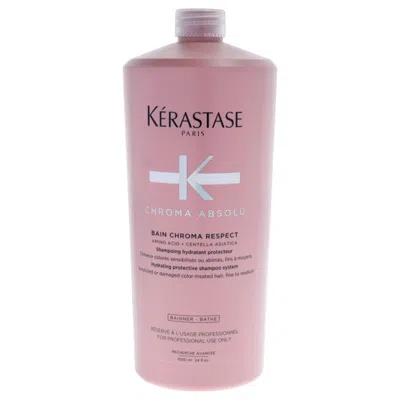 Kerastase Chroma Absolu Bain Respect Shampoo By  For Unisex - 34 oz Shampoo In Pink