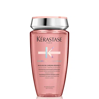 Kerastase Kérastase Chroma Absolu Bain Riche Chroma Respect Shampoo 250ml In White