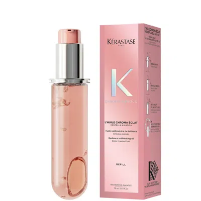 Kerastase Kérastase Chroma Absolu L'huile Chroma Éclat Refill Radiance Sublimating Hair Oil, For Colour-treate In White