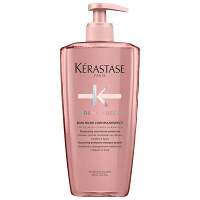 Kerastase Chroma Absolu Shampoo For Medium To Thick Color-treated Hair 16.9 oz / 500 ml In White