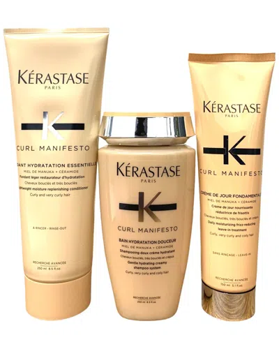 Kerastase Curl Manifesto Gift Set In Yellow