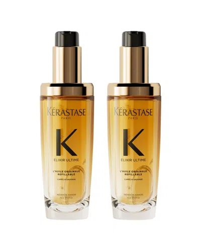 Kerastase Kérastase Elixir K Ultime Versatile Beautifying Oil - Pack Of 2 In Transparent