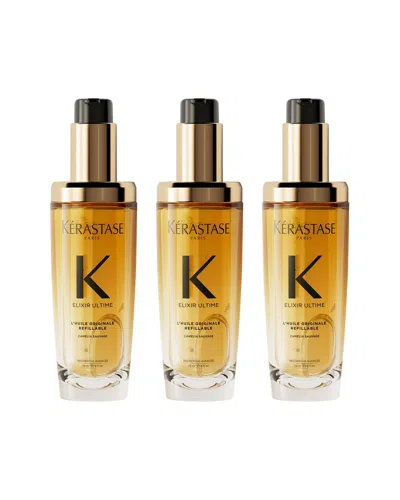 Kerastase Kérastase Elixir K Ultime Versatile Beautifying Oil - Pack Of 3