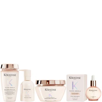 Kerastase Kérastase Gloss Absolu Bain Crème Hydra-glaze Shampoo, Mask , Cream And Oil For Thick Frizzy Hair