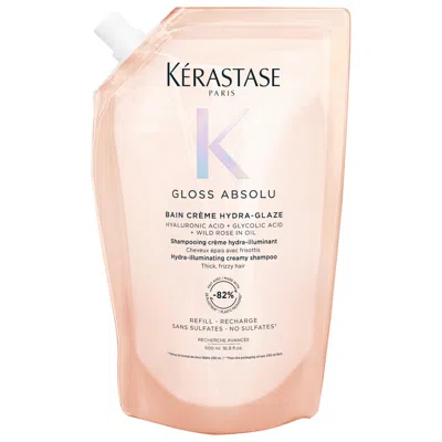 Kerastase Gloss Absolu High-shine Anti-frizz Shampoo For Medium To Thick Hair 16.9 Oz/500 ml In Transparent