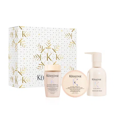 Kerastase Gloss Absolu Holiday Trio Set For Thick, Glossy Luxury Hair