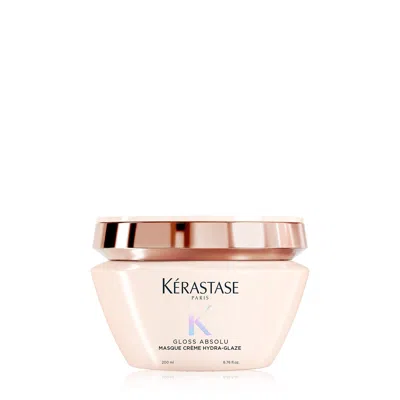 Kerastase Gloss Absolu Masque Crème Hydra-glaze Anti-frizz Luxury Hair Mask In Transparent