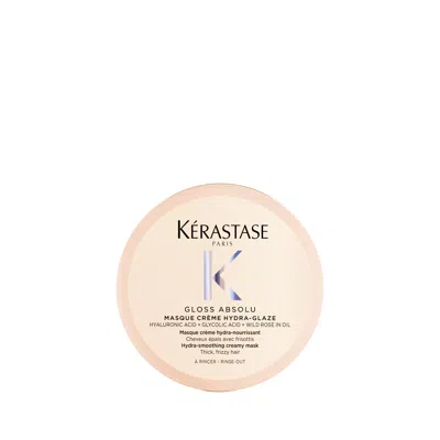 Kerastase Gloss Absolu Masque Crème Hydra-glaze Anti-frizz Luxury Hair Mask In Transparent