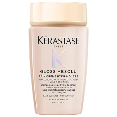 Kerastase Mini Gloss Absolu High-shine Anti-frizz Shampoo For Medium To Thick Hair 2.7 Oz/80 ml In Transparent