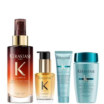 Kerastase Kérastase Night And Day Nourish & Shine Bundle – Nutritive 8h Magic Night Serum 90ml, 30ml Elixir Ha In White