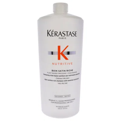 Kerastase Nutritive High Nutrition Rich Shampoo By  For Unisex - 34 oz Shampoo In White