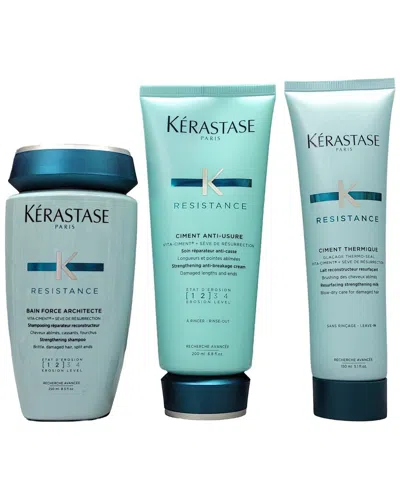 Kerastase Kérastase Resistance Bain Force Architecte Trio In Green
