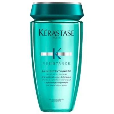 Kerastase Resistance Strengthening Shampoo For Damaged Lengths And Split Ends 8.5 oz/ 250 ml In Blue