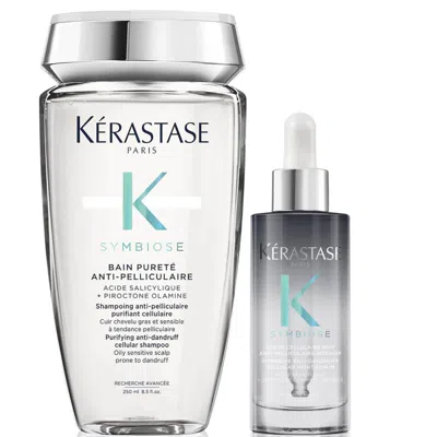 Kerastase Kérastase Symbiose Anti-dandruff Cleanse And Treat Duo For Oily Scalps
