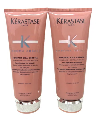 Kerastase Kérastase Unisex 2 X 6.8oz 2 Pack Fondant Cica Chroma In Brown