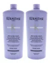 Kerastase Kérastase Unisex 33.8oz Blonde Absolu Bain Ultra Violet Shampoo Pack Of 2