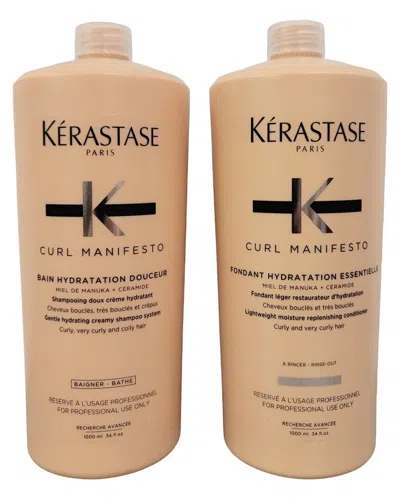 Kerastase Kérastase Unisex 34oz Duo Curl Manifesto Bain Hydratation Shampoo & Conditioner