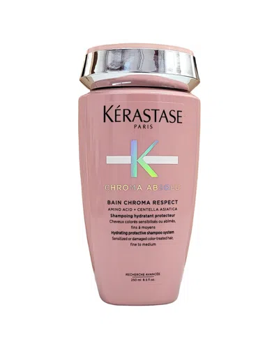 Kerastase Kérastase Unisex 8.5oz Chroma Absolu Bain Chroma Respect Original With Sulfate In Red