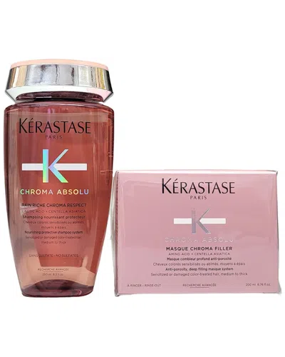Kerastase Kérastase Unisex Chroma Absolu Duo Bain Riche Chroma Respect In White