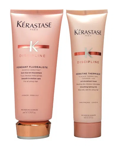 Kerastase Kérastase Unisex Discipline Fondant Fluidealiste Conditioner Duo In White