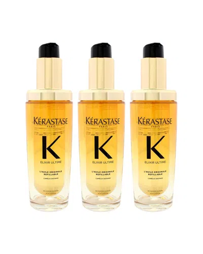 Kerastase Kérastase Women's 2.53oz Elixir K Ultime Versatile Beautifying Oil - Pack Of 2 In Transparent
