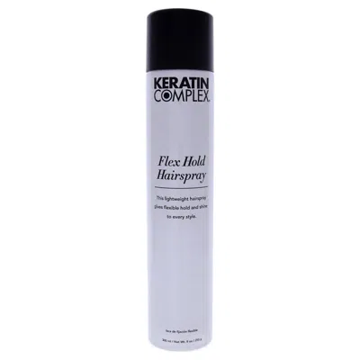 Keratin Complex Flex Hold Hairspray By  For Unisex - 9 oz Hairspray In White