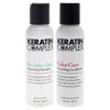 Keratin Complex For Unisex - 2 Pc Kit 3oz Conditioner, 3oz Shampoo In White