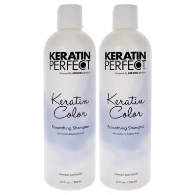 Keratin Perfect Keratin Color Shampoo By  For Unisex - 12 oz Shampoo - Pack Of 2 In Multi