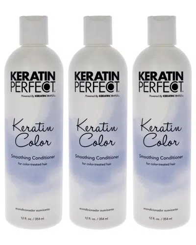 Keratin Perfect Unisex 12oz Keratin Color Conditioner - Pack Of 3