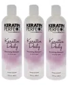 Keratin Perfect Unisex 12oz Keratin Daily Shampoo - Pack Of 3