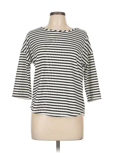 Pre-owned Keren Hart 3/4 Sleeve T-shirt In White