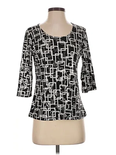 Pre-owned Keren Hart 3/4 Sleeve T-shirt In Black