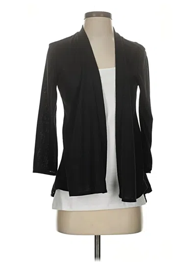 Pre-owned Keren Hart Cardigan Sweater In Black
