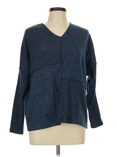 Pre-owned Keren Hart Cardigan Sweater In Blue